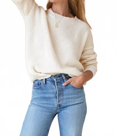 Emerson Fry Daily Sweater In Ivory Organic In Neutral