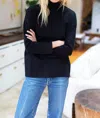 Emerson Fry Edie Top In Black Ponte