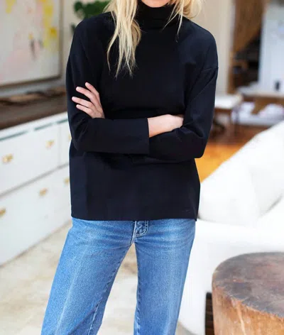 Emerson Fry Edie Top In Black Ponte