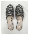 Emerson Fry Embossed Leather Flat Mule In Cobra In Multi