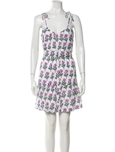 Pre-owned Emerson Fry Floral Print Mini Dress In Multi