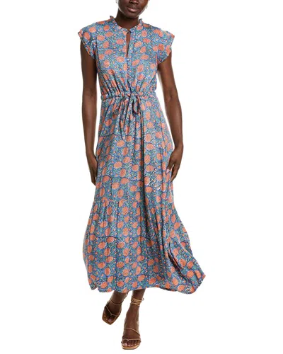 Emerson Fry Frances 3 Frill Dress In Multi