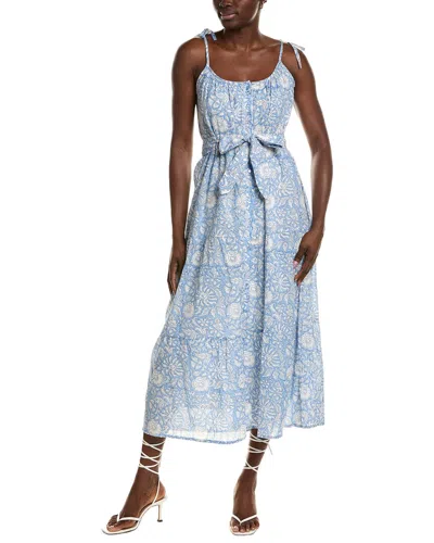 Emerson Fry India Button Front Sundress In Multi