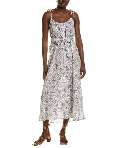 Emerson Fry India Button Front Sundress In White