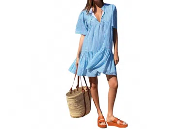 Emerson Fry Isla Mini Dress In Blue