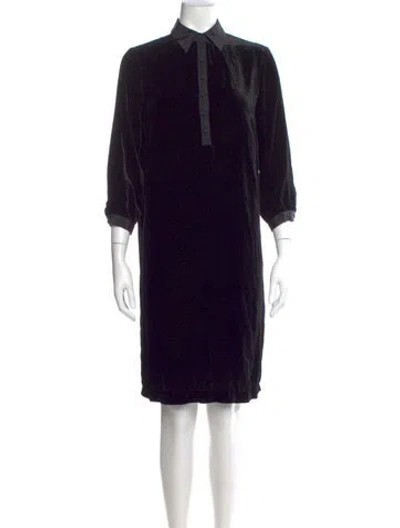 Pre-owned Emerson Fry Knee-length Dress In Black