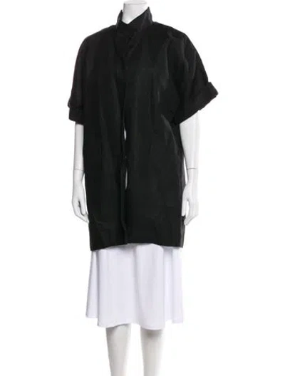 Pre-owned Emerson Fry Linen Jacket In Black