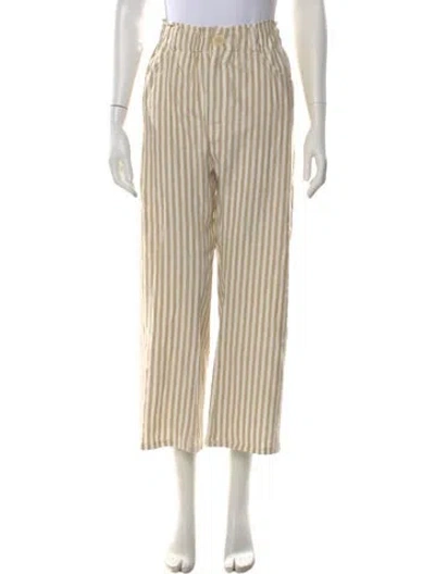 Pre-owned Emerson Fry Linen Wide Leg Pants W/ Tags In Neutral