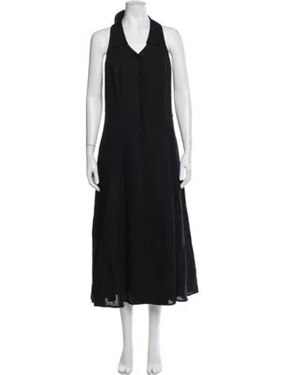 Pre-owned Emerson Fry Long Dress In Black