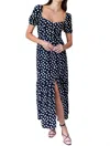 Emerson Fry Luie Maxi Dress In Handpainted Dots Black In Multi