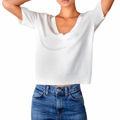 Emerson Fry Luxe Top In White