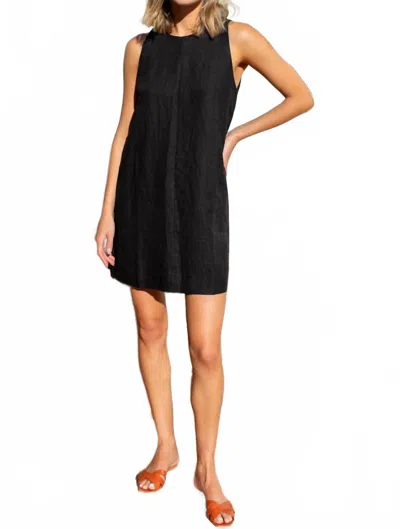 Emerson Fry Marcelle Shift Dress In Black Beauty