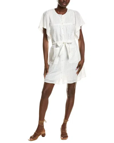 Emerson Fry Marion Button Dress In White