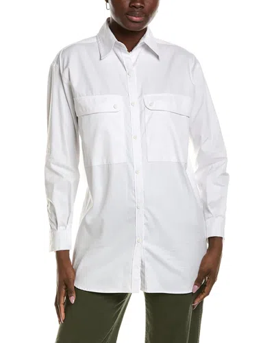 Emerson Fry Oversize Pocket Shirt In White