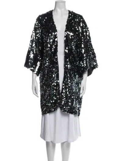 Pre-owned Emerson Fry Patterned Evening Jacket In Black