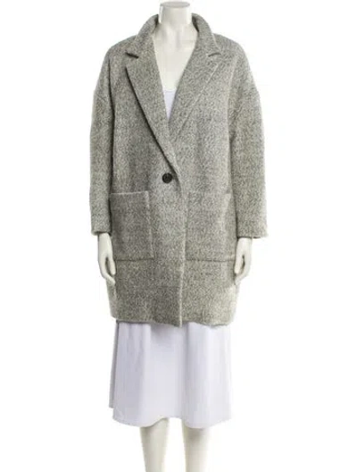 Pre-owned Emerson Fry Peacoat In Gray