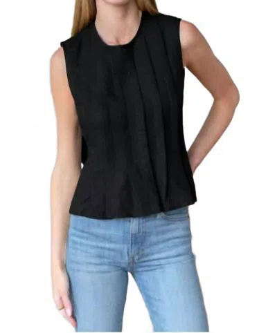 Emerson Fry Plait Long Top In Black