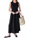 Emerson Fry Plait Maxi Dress In Black In Black