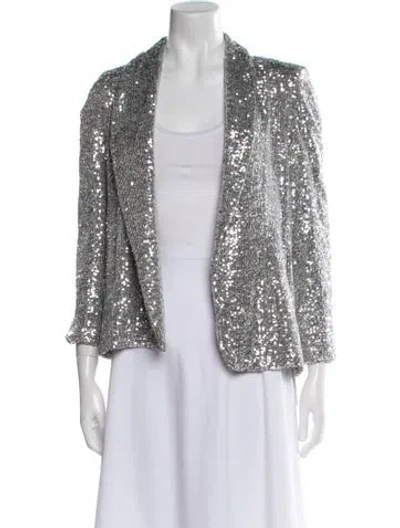 Pre-owned Emerson Fry Printed Evening Jacket In Silver