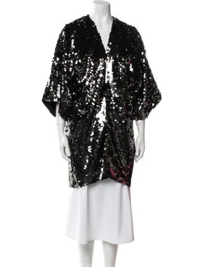 Pre-owned Emerson Fry Printed Jacket W/ Tags In Black