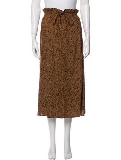 Pre-owned Emerson Fry Printed Midi Length Skirt In Multi