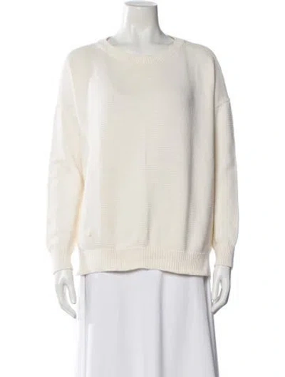 Pre-owned Emerson Fry Scoop Neck Sweater In Neutral