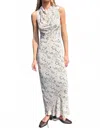 Emerson Fry Sculptural Dress In Rhodes In Multi