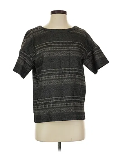 Pre-owned Emerson Fry Short Sleeve Top Gray Crew Neck Tops