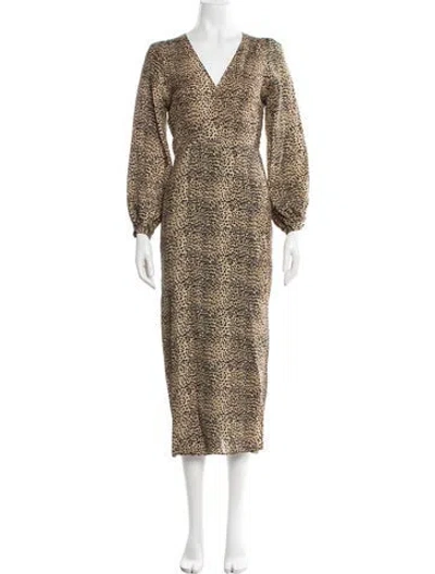 Pre-owned Emerson Fry Silk Long Dress W/ Tags In Multicolor