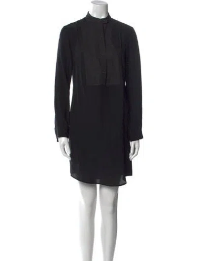 Pre-owned Emerson Fry Silk Mini Dress In Black