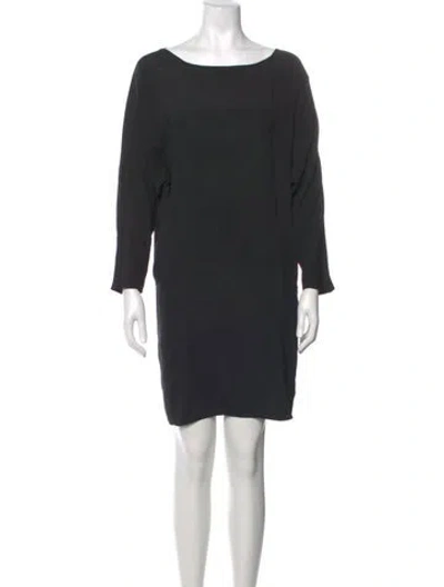 Pre-owned Emerson Fry Silk Mini Dress In Black