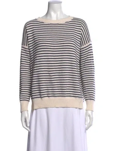 Pre-owned Emerson Fry Striped Crew Neck Sweater In Multi