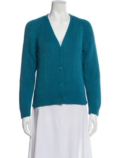 Pre-owned Emerson Fry V-neck Sweater In Blue