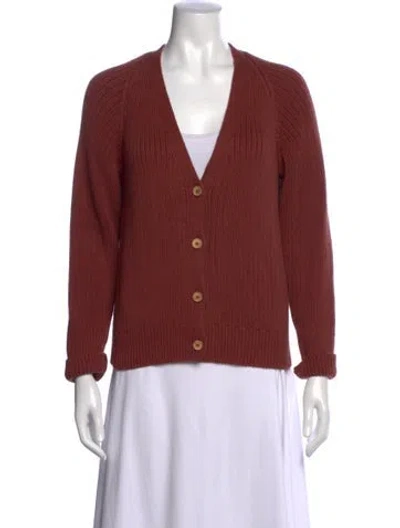 Pre-owned Emerson Fry V-neck Sweater In Red