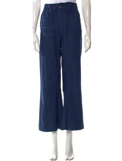 Pre-owned Emerson Fry Wide Leg Pants In Blue