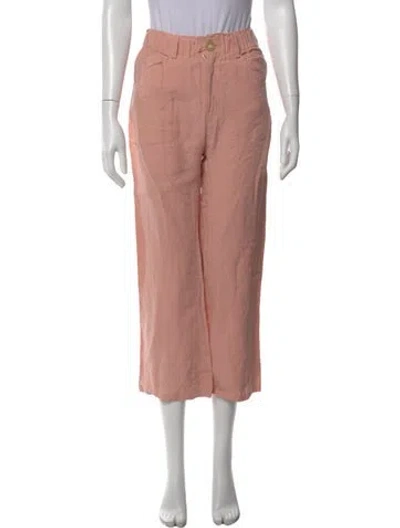 Pre-owned Emerson Fry Wide Leg Pants In Pink