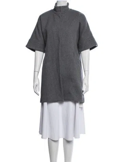 Pre-owned Emerson Fry Wool Coat In Grey
