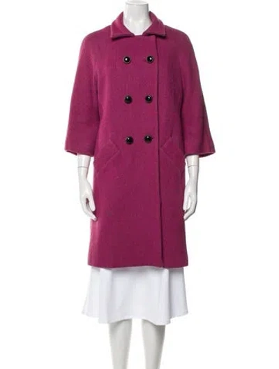 Pre-owned Emerson Fry Wool Coat In Purple