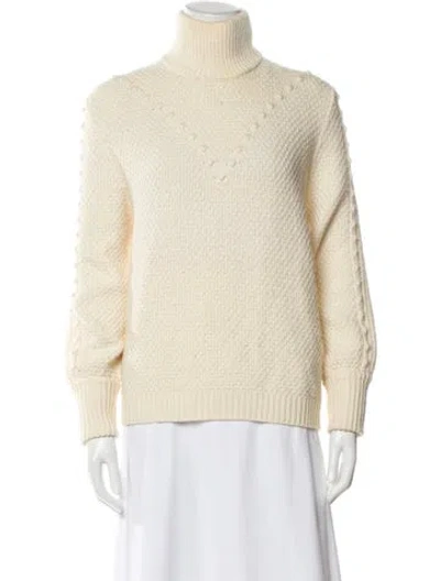 Pre-owned Emerson Fry Wool Turtleneck Sweater In Neutral