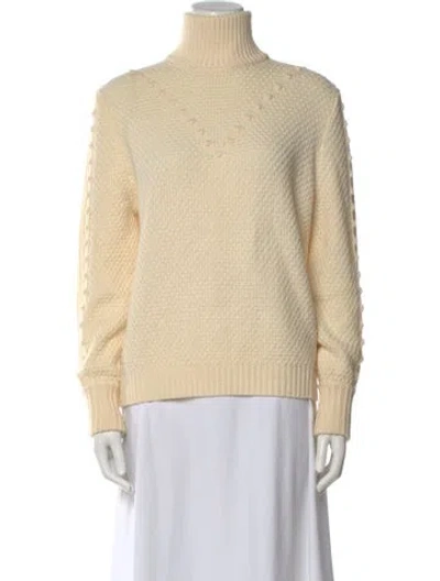 Pre-owned Emerson Fry Wool Turtleneck Sweater In Neutral