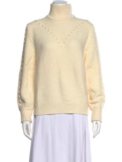 Pre-owned Emerson Fry Wool Turtleneck Sweater In Neutral