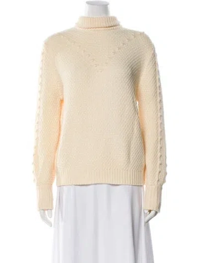 Pre-owned Emerson Fry Wool Turtleneck Sweater In Neutral