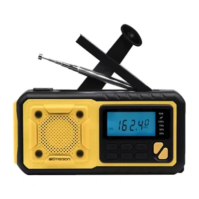 Emerson Multi-function Weather Radio In Yellow