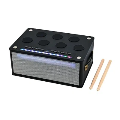Emerson Party With Drum Bookshelf Speaker In Black