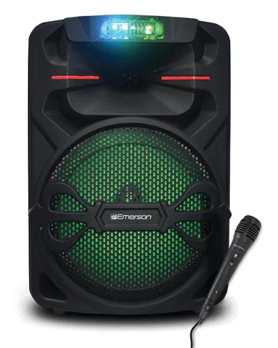 EMERSON EMERSON PORTABLE 12IN BLUETOOTH PARTY SPEAKER WITH DISCO LIGHTS