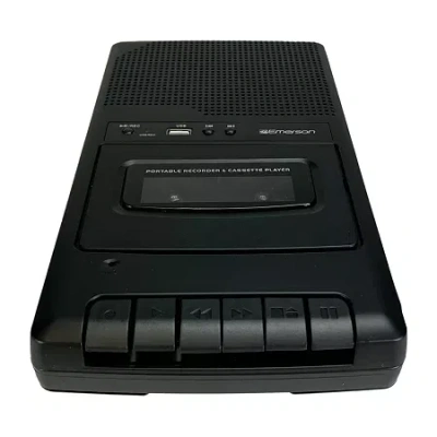 Emerson Portable Cassette Player In Black