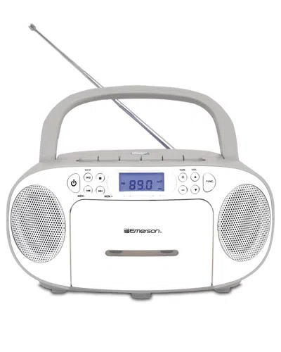 Emerson Portable Cd/cassette Boombox With Am/fm Radio