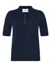 Emerson Renaldi Button-down Polo Shirt In Blue