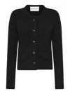 Emerson Renaldi Buttoned Cardigan With Pockets In Black