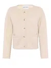 Emerson Renaldi Buttoned Cardigan With Pockets In Sand